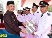 Pj Bupati Tubaba Lantik 8 Pj Kepala Tiyuh dan PAW Kepala Tiyuh