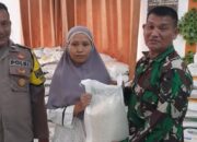 Polsek Weru Polresta Cirebon Amankan Penyaluran Beras dari BPN untuk Keluarga Penerima Manfaat