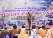 Bupati H. Edimin  Hadiri Acara Sosialisasi Penilaian Kelayakan dan Pemberian Pertimbangan Teknis Izin Usaha Pertanian Tahun Anggaran 2023