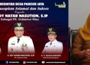 Pj Kades Pancur Jaya Kec. Rupat Ucapkan Selamat dan Sukses Atas Dilantiknya Plt Gubernur Riau H.Edy Natar Nasution S.IP