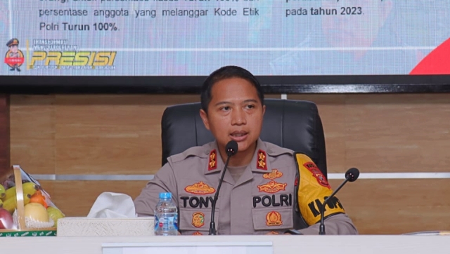 Kapolres Sampaikan Torehan Positif Polres Ciamis Selama Kurun Waktu Tahun 2023