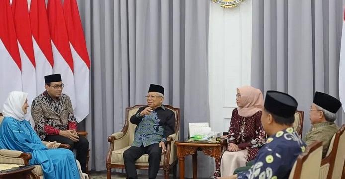 Terima Cendekiawan Perempuan Mesir Nahla El-Saidy, Wapres K.H. Ma’ruf Amin Dukung Pembentukan Majlis Ulama Perempuan Global