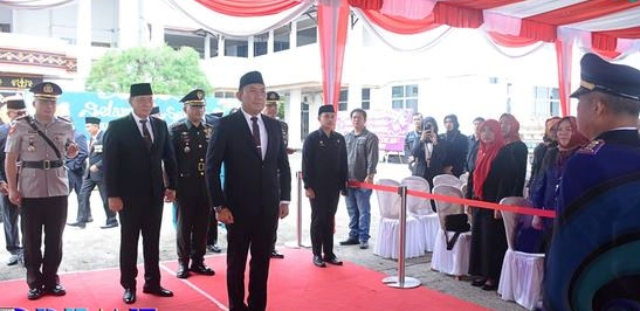 Pemkab Oku Selatan Gelar Upacara Bendera Dalam Rangka Peringatan Hut Ke