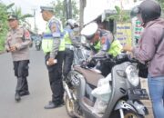 Polres Tasikmalaya Kota dan TNI Gelar Razia Gabungan, Amankan Puluhan Sepeda Motor Knalpot Brong