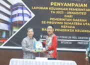 Pemkab Labusel Serahkan LKPD UN-AUDITED Tahun Anggaran 2023