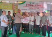 Pemerintah Desa Sri Tanjung Salurkan BLT DD  Kepada Masyarakat Kurang Mampu Sejumlah Penerima 15 KPM.