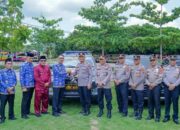 Bupati Labusel Edimin Hibahkan 6 Unit Mobil Operasional Polres.