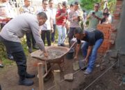 Jelang Hari Bhayangkara ke 78, Polres Tasikmalaya Kota Gelar Bedah Rumah Warga  Tidak Layak Huni