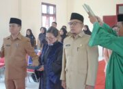 Bupati Asahan Lantik 2 Pejabat Administrator di Lingkungan Dinas Kependudukan dan Pencatatan Sipil Kabupaten Asahan