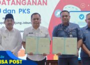 Majukan Layanan Perbankan, Bupati Tanjung Jabung Barat Teken MoU dan PKS dengan Bank 9 Jambi