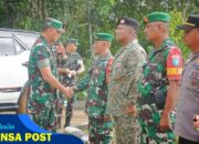 Pangdam V/Brw Ground breaking Pembangunan Musholla di Pos Gabma