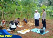 Cooling System, Polsek Cimaragas Koorkom di Lahan HanPangan ke Warga Raksabaya