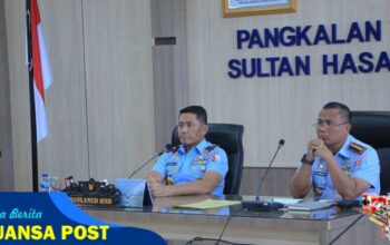 Danlanud Sultan Hasanuddin Ikuti Vicon Rakorops TNI AU TA 2025