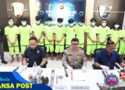 Polda Jabar Ungkap 12 Tersangka Kasus Bom Molotov, 11 Dihadirkan dalam Konferensi Pers