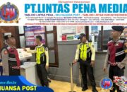 Cipkon Kamtibmas, Samapta Polres Ciamis Patroli Dialogis ke Stasiun KAI Ciamis di Malam Hari