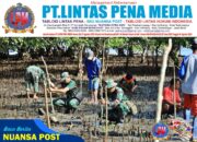 Lestarikan Pantai, Satgas TMMD Kodim 1505/Tidore Galakkan Penanaman Mangrove di Oba Selatan