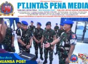 Laksanakan Binpomau, Danpuspomau Tinjau Kesiapan Satpom Lanud Sultan Hasanuddin