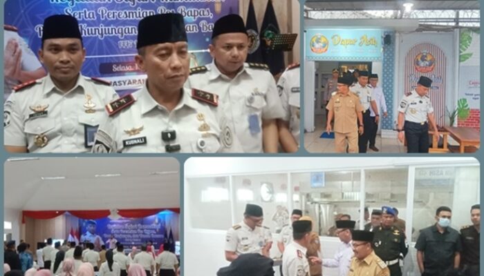 Kegiatan Safari Ramadan Sekaligus  Peresmian Pos Balai Pemasyarakatan (Bapas), Ruang Kunjungan, serta Taman Bacaan di Lapas Banjar