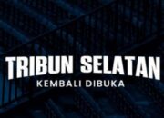 Persib Resmi Buka Kembali Tribun Selatan GBLA