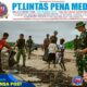 Aksi Bersih Pantai Keakwa oleh Satgas TMMD Kodim 1710/Mimika