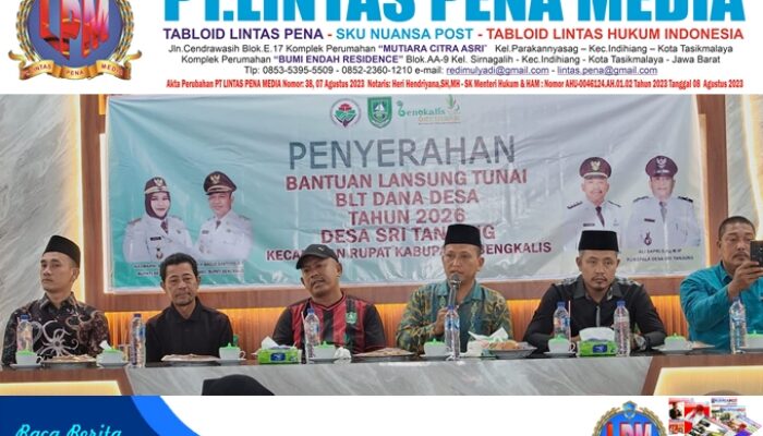 Pemerintah Desa Sri Tanjung Serahkan Bantuan BLT (DD) Tahun Anggaran 2026 Tahap 1-2-3  Kepada 15 KPM