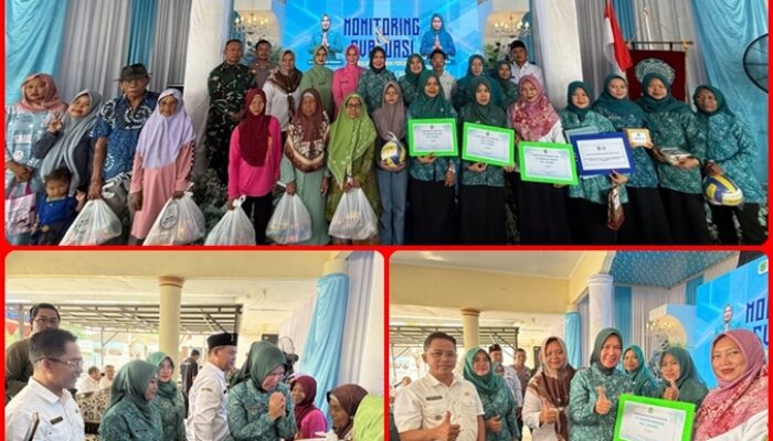 Ketua TP PKK Majalengka Perkuat Peran Kader Melalui Monev 10 Program Pokok PKK ke 26 Kecamatan dan Penyaluran Bantuan