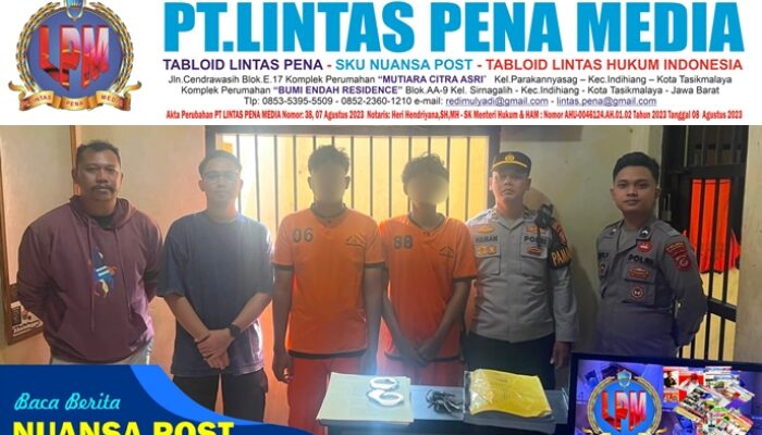 Dua Tersangka Pengedar Obat Keras Ilegal Dibekuk Satres Narkoba Polres Majalengka.