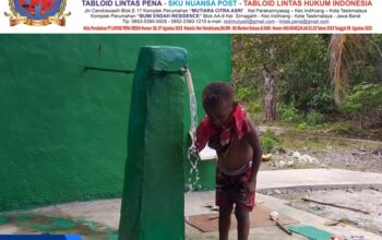 Air Bersih Mengalir, Senyum Anak-Anak Kampung Sesor Mengembang: Bukti Nyata TMMD Ke-129 Hadirkan Manfaat
