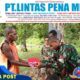 Semangat Kemerdekaan Berkibar di Kampung Sesor, Satgas TMMD Ke-129 Kodim 1807/Sorong Selatan Pasang Bendera Merah Putih