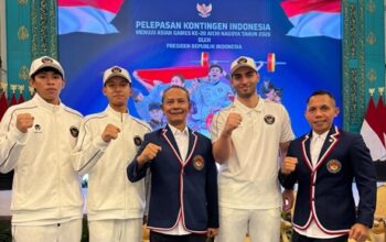 Ketum PBTI Letjen TNI Richard Tampubolon Hadiri Pelepasan Kontingen Indonesia ke Asian Games Aichi-Nagoya 2026
