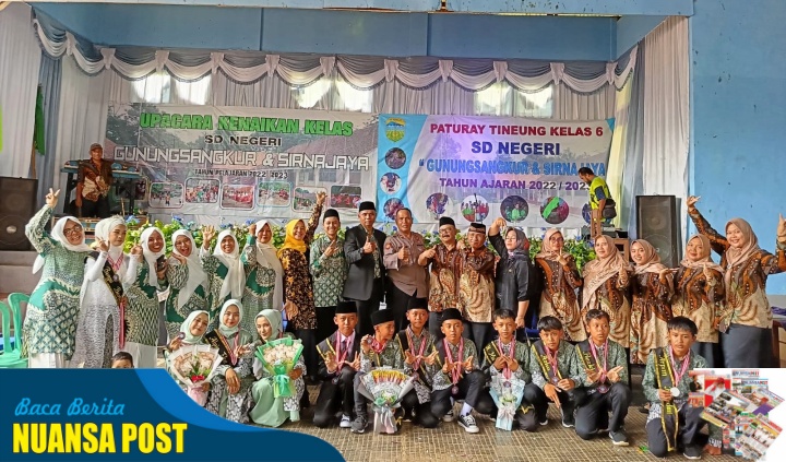 SDN Gunung Sangkur dan SDN Sirnajaya Adakan Acara “Paturay Tineung” Kelas 6