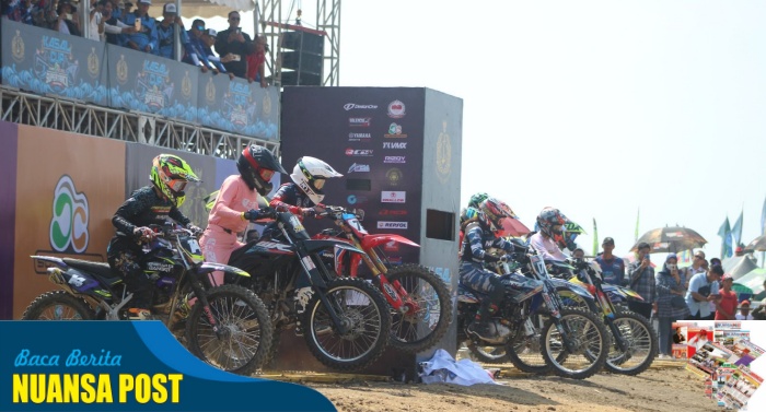 TNI AL Gelar Kejurnas Grasstrack Junior Motorcross Supertrack Championship Piala Kasal 2023 Seri 2