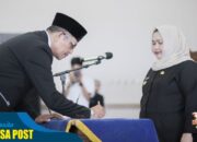 Bupati Bengkalis Hj. Kasmarni Lantik 94 Kepala Sekolah TK, SD dan SLTP