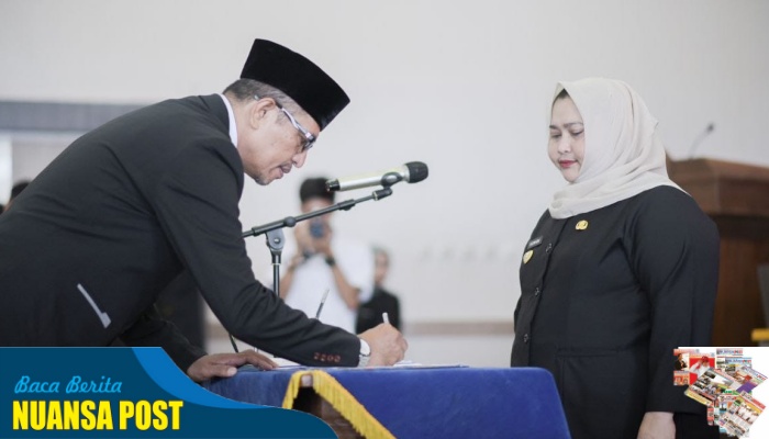 Bupati Kasmarni Lantik 94 Kepala Sekolah TK, SD dan SLTP