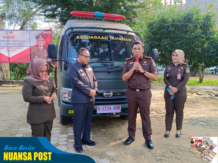 Bukti Sinergisitas Pemkab Mesuji Hibahkan Mobil Tahanan Ke Kejaksanaan Negeri Mesuji