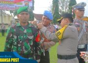 Dandim 0429/Lamtim Hadiri Apel Gelar Pasukan Ops Patuh Krakatau Polres Lamtim