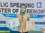 Wakili Kominfo Mesuji Melinda Menjadi Peserta Terbaik Pelatihan Public Speaking dan MC se Provinsi Lampung