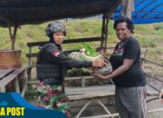 Keberadaan Pos TNI Menjadi Solusi Bagi Masyarakat dalam Menjual Hasil Kebunnya Lebih Mudah