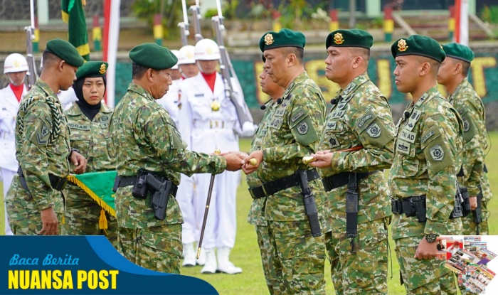 Pangdivif 2 Kostrad Pimpin Upacara Serah Terima Jabatan Pamen Satjar Divif 2 Kostrad