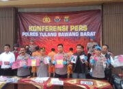 Polres Tubaba Gelar Konferensi Pers Terkait Hasil Pengungkapan Kasus Narkoba di Wilayah Hukum Polres Tubaba