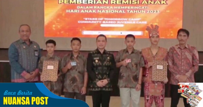 Lapas Khusus Gunung Sindur Hadiri Acara Pemberian Remisi Anak Dalam Rangka Hari Anak Nasional