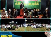 Sambut Tahun Baru Islam 1445 H,  Kades Sindang Bersama Tokoh Agama dan Tokoh Masyarakat Mengelar Pawai Obor