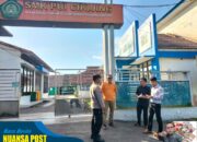 Ps. Panit Samapta l Polsek Cikijing Kunjungi Sekolah, Beri Himbauan dan Sosialisasikan Layanan Kepolisian 110