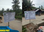 Pemerintah Desa Sungai Cingam Laksanakan Program BERMASA Bupati Bengkalis ,Manfaatkan Pembangunan Gorong Gorong Dusun (4) Srimenanti