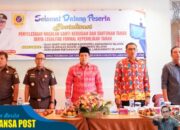 Wakil Bupati Labusel Membuka Acara Sosialisasi Penyelesaian Masalah Ganti Kerugian dan Santunan Tanah serta Legalitas Formal Kepemilikan Tanah