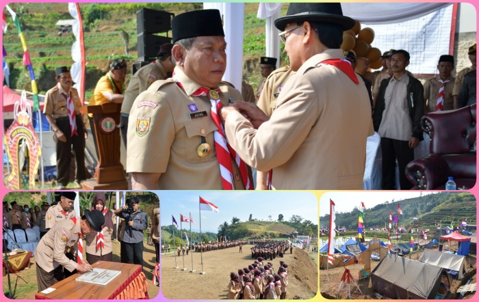 Bupati Majalengka Resmikan Bumi Perkemahan Lebak Barat