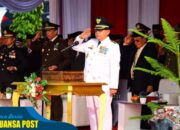 Pj.Bupati Mesuji Drs.Sulpakar, MM Irup Upacara Pengibaran Bendera HUT RI Ke 78 Tahun 2023