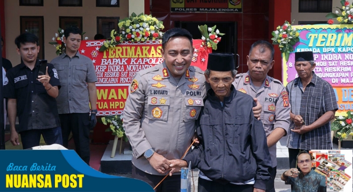 Kapolres Majalengka Serahkan 11 Ekor Kambing Hasil Curian Kepada Pemiliknya