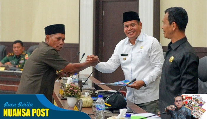 Wakil Bupati H. Ahmad Padli Tanjung hadiri Rapat Paripurna DPRD Kabupaten Labuhanbatu Selatan