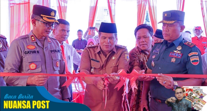 Wakil Bupati Labuhanbatu Selatan Hadiri Launching Posko Kampung Bebas Narkoba di Dusun Simpang IV Desa Aek Batu